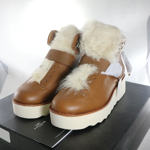 New COACH Women's Urban Hiker Boots Sz 5.5 US Women - Picture 6 of 8